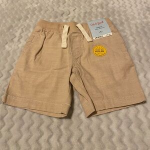 Cat & Jack Beige Men's Flat Front Shorts